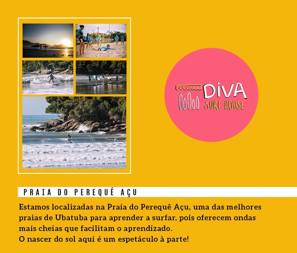 Diva Surf Quartos Ubatuba Exterior foto